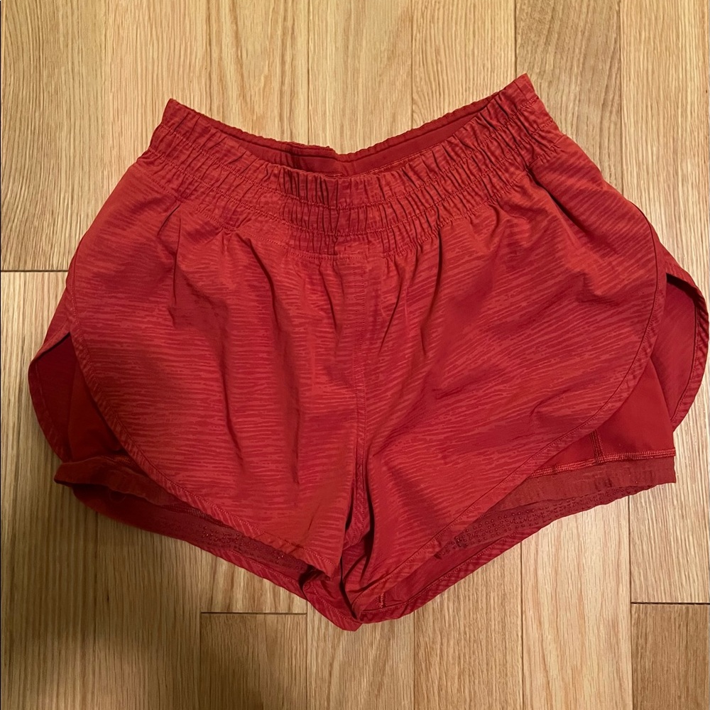 lululemon athletica Burnt Orange Women's Running Shorts